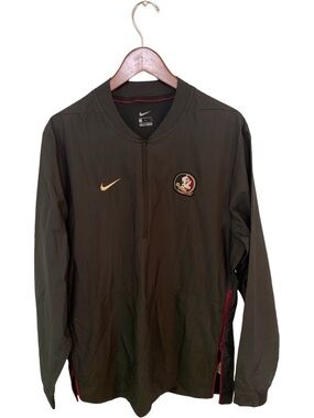 Nike Anthracite Florida State Seminoles Sideline Coaches Performance Jacket